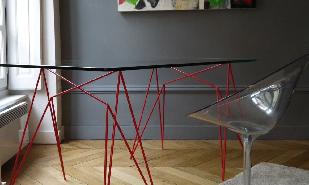 TR1 de Amaury Poudray : pied de table design