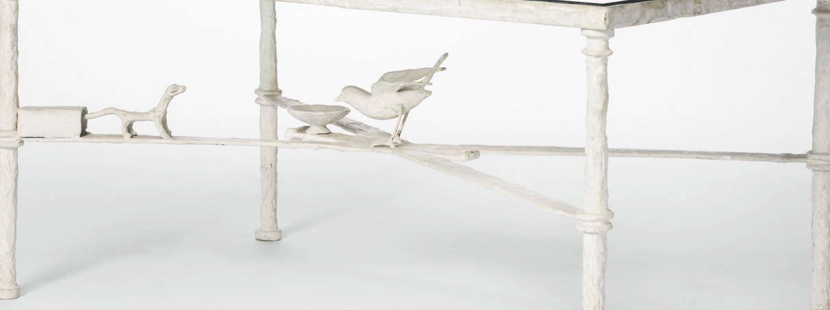 dragon et oiseau… une table signée Diégo Giacometti