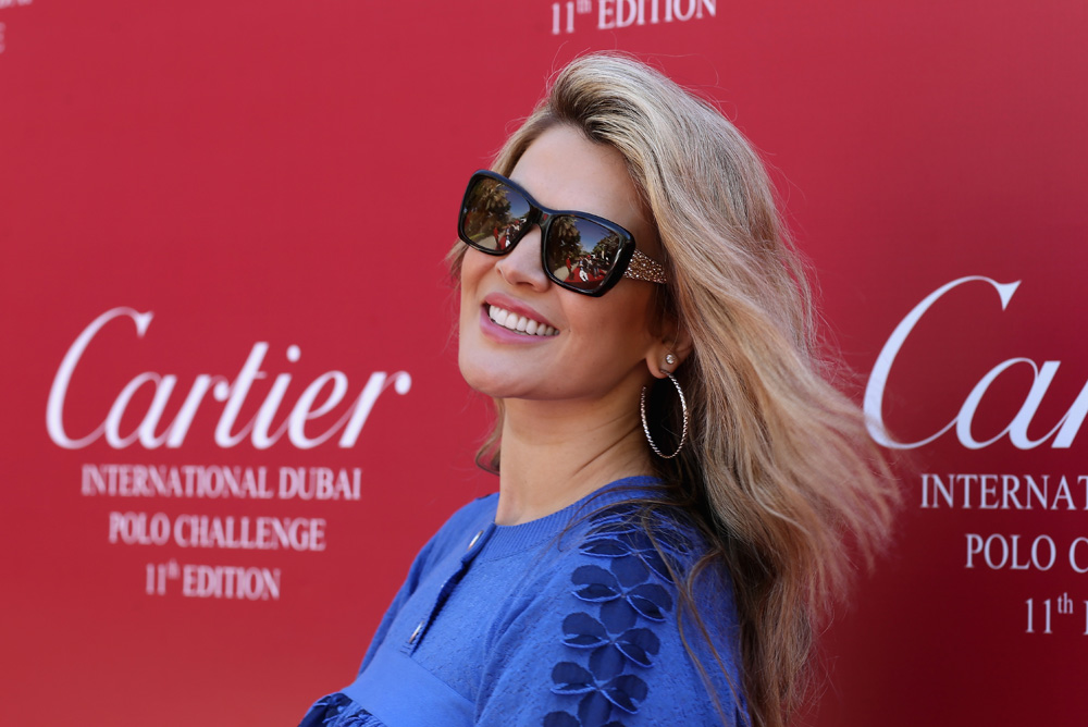 DUBAI, UNITED ARAB EMIRATES - DECEMBER 12:  Zoya Sukr on the final day of Cartier International Dubai Polo Challenge 11th edition at Desert Palm Hotel on December 12, 2015 in Dubai, United Arab Emirates. The event takes place under the patronage of HRH Princess Haya Bint Al Hussein, Wife of HH Sheikh Mohammed Bin Rashid Al Maktoum, Vice-President and Prime Minister of the UAE and Ruler of Dubai. The Cartier International Dubai Polo Challenge is one of the most prestigious happenings in Dubai's sporting and social calendar.  (Photo by Chris Jackson/Getty Images for Cartier) *** Local Caption *** Zoya Sukr